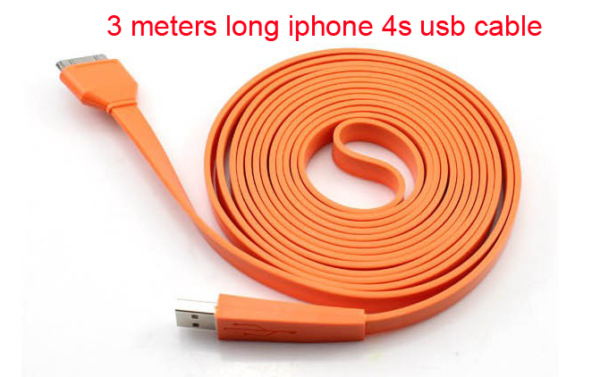 3 Meters Iphone 4s Usb Cable,iphone 4 Usb Cable,iphone Cable